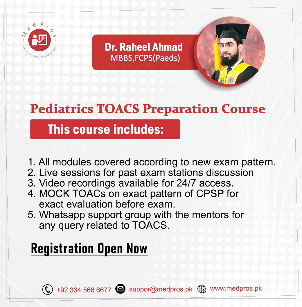 Pediatrics TOACS Preparation Course