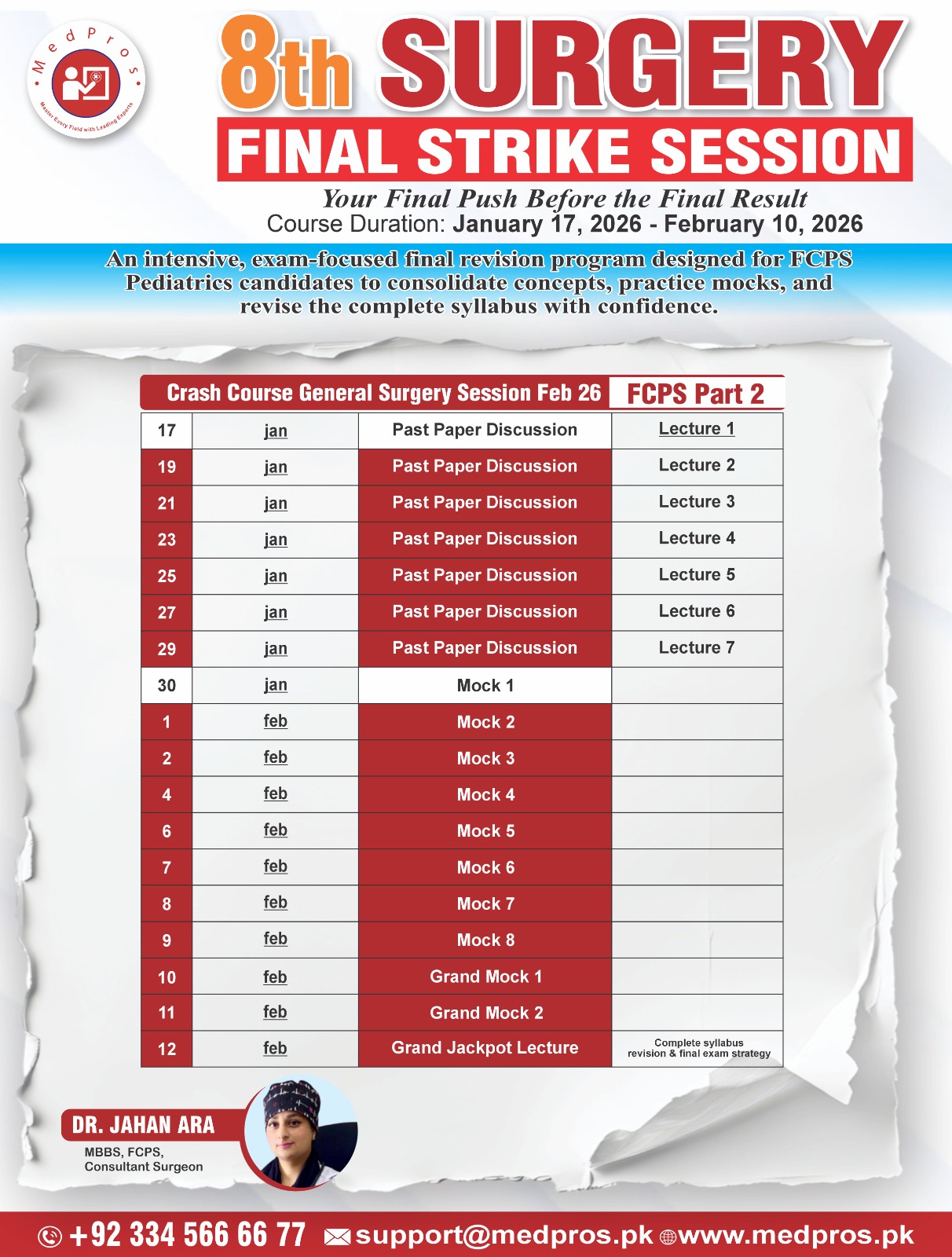 8th SURGERY  FINAL STRIKE SESSION