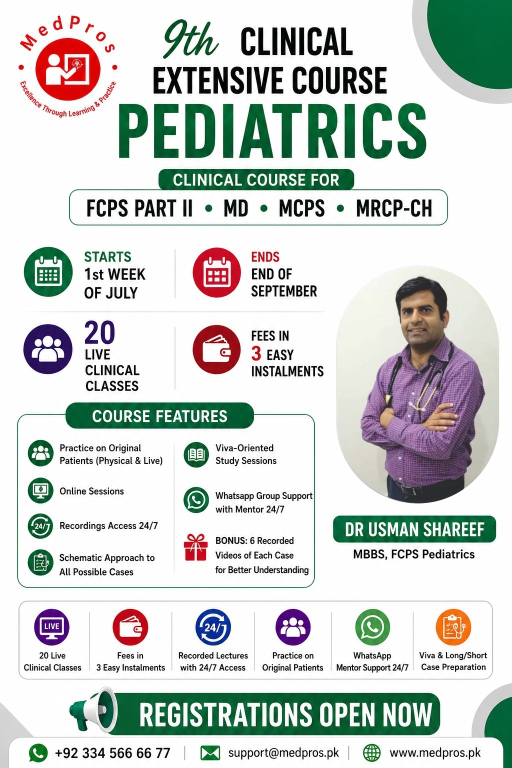 9th CLINICAL EXTENSIVE COURSE PEDIATRICS