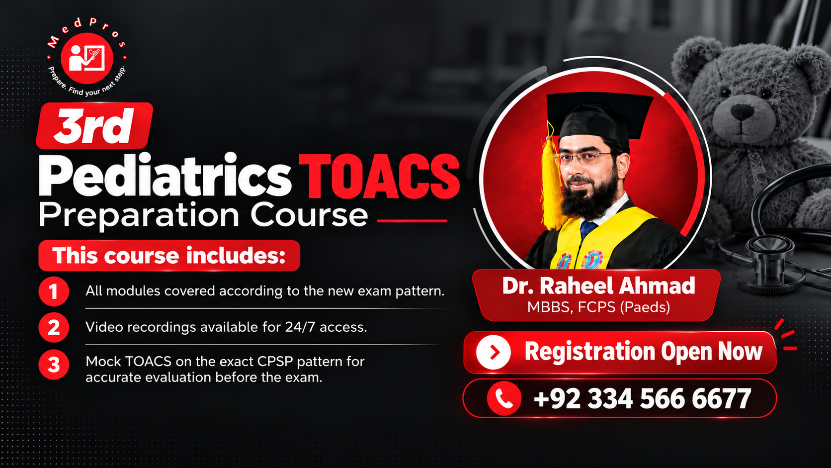 3rd Pediatrics TOACS Preparation Course