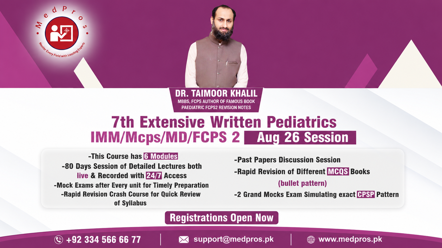 Comprehensive Pediatric Exam Preparation Course - Aug 26 Session
