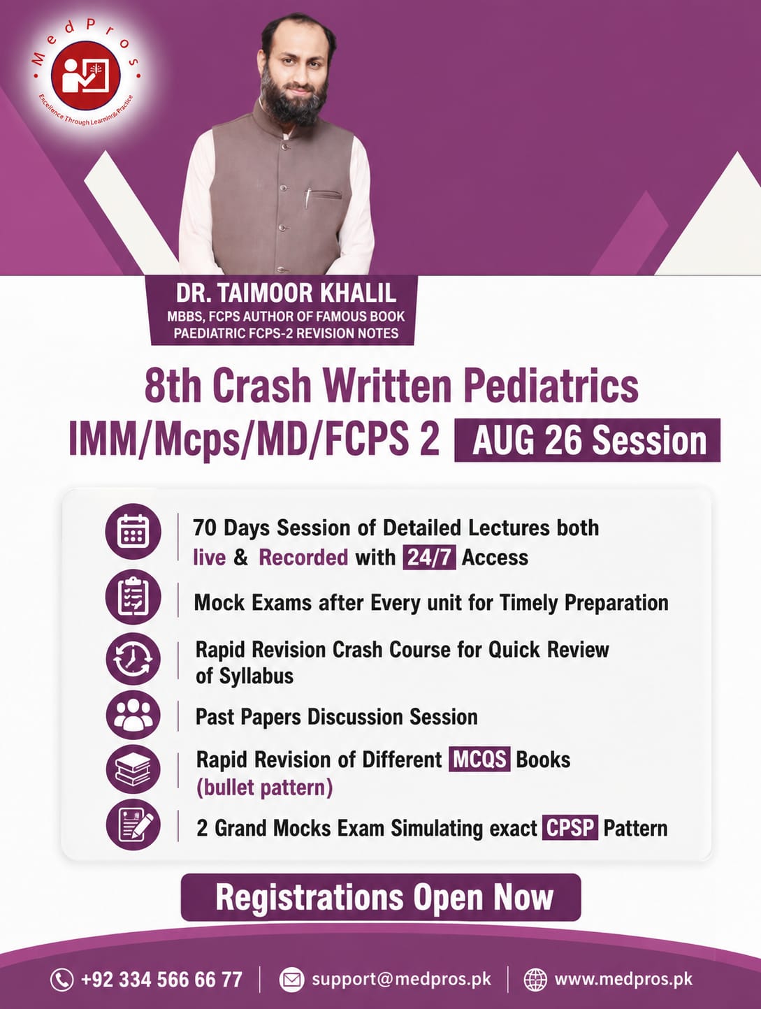 8th Crash Written Pediatrics IMM/Mcps/MD/FCPS-2