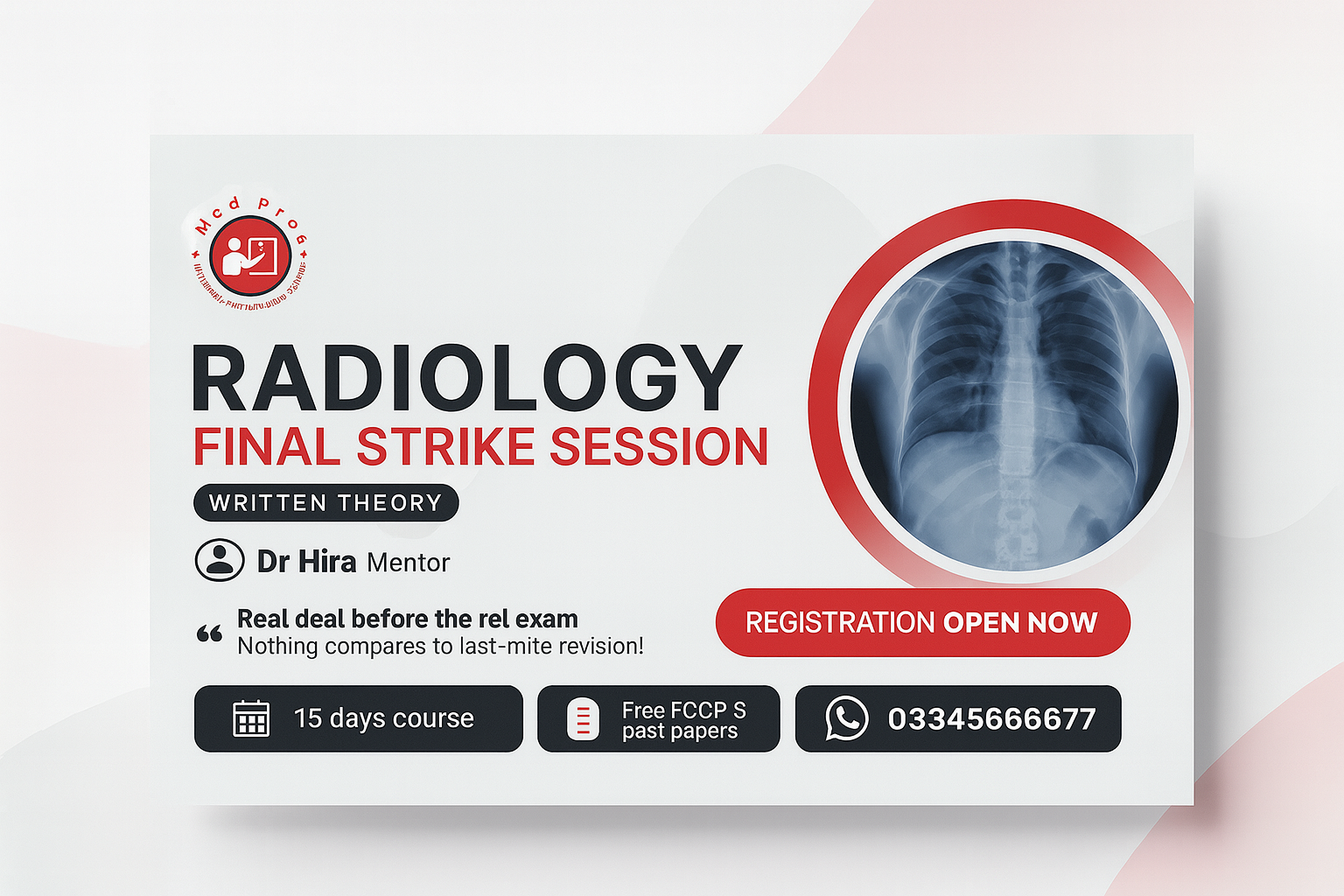 RADIOLOGY FINAL STRIKE SESSION for FCPS 2